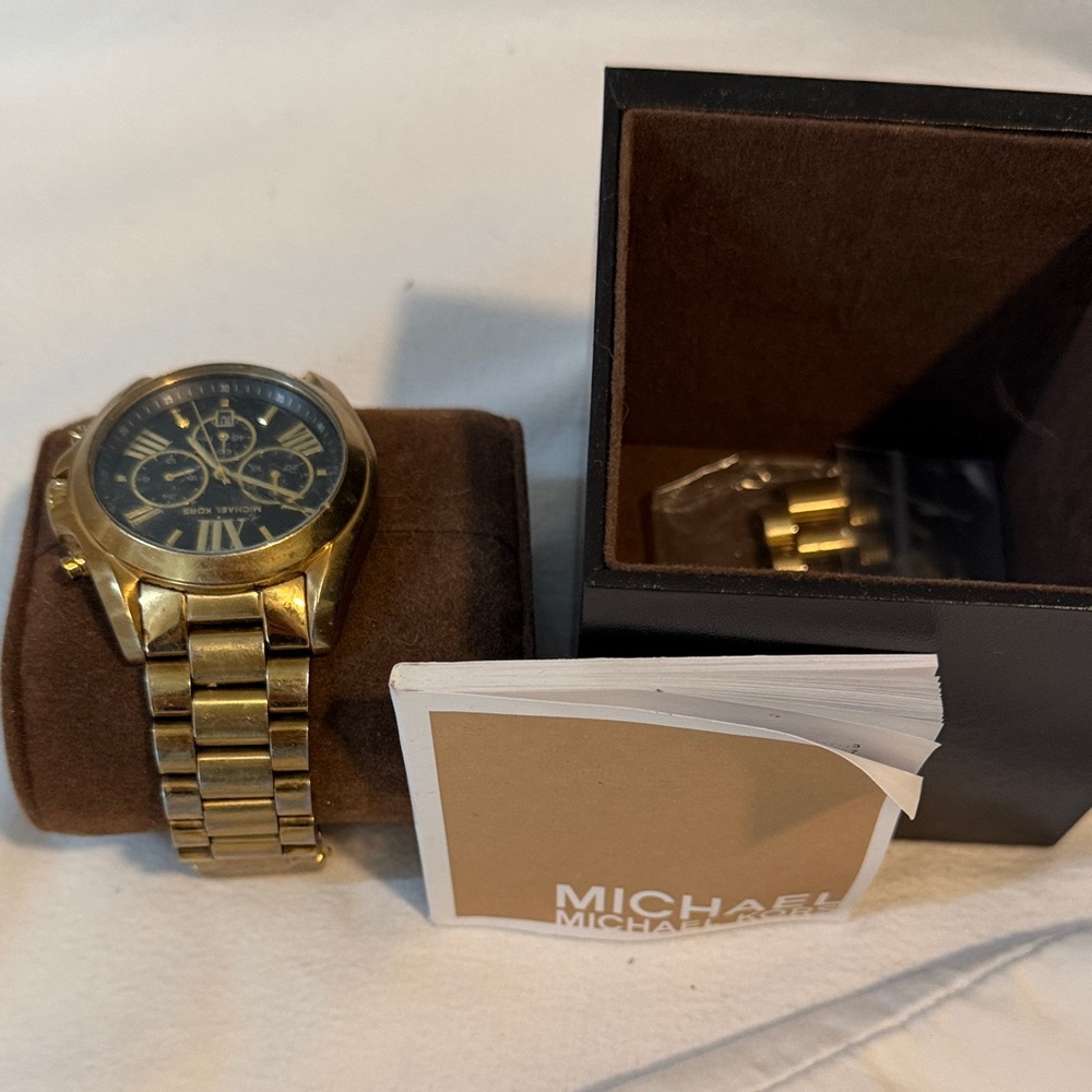 Michael Kors Gold Chronograph Watch